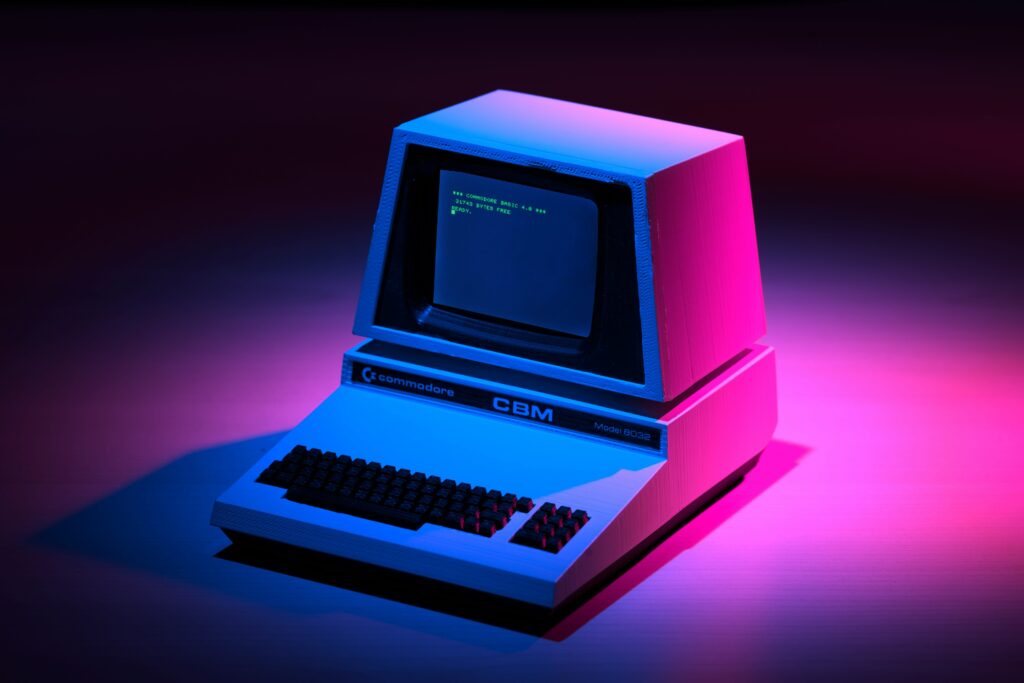 A computer where computing is done on the same device