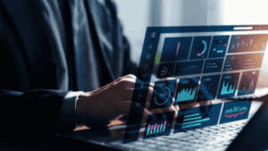 A person using dashboard for getting insights